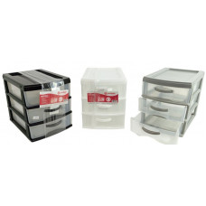 CAJONERA 3 CAJONES PVC 30X20X23CM 1717