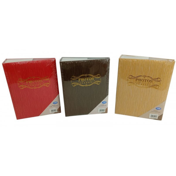 ALBUM DE FOTOS 15X21 TAPA DURA 100hjs COL.SURT.404208