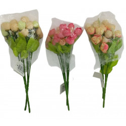 RAMO FLORES ROCOCO COLORES SURTIDOS 23cm 320602