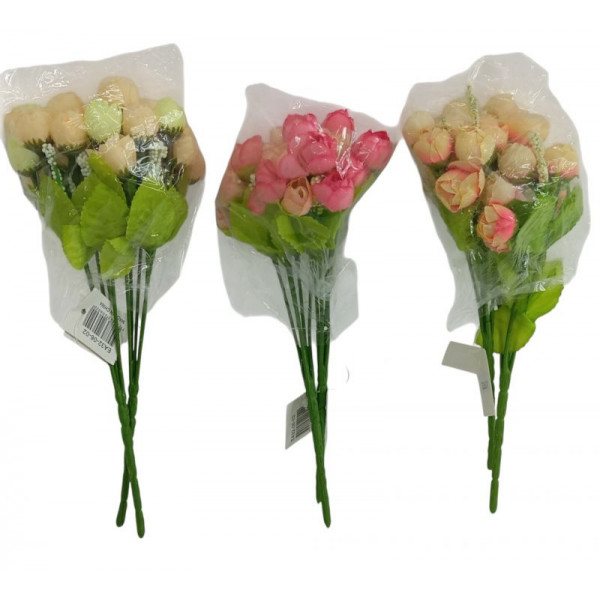 RAMO FLORES ROCOCO COLORES SURTIDOS 23cm 320602