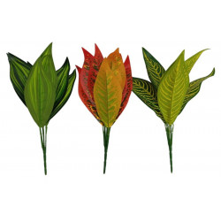 PLANTA ARTIFICIAL 9hjs COLORES SURTIDOS 35cm  380125
