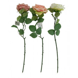 ROSA ARTIFICIAL COLORES SURTIDOS 45cm  350330
