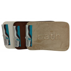 ALFOMBRA P/BAÑO ANTIDESLIZANTE SECADO RAPIDO 40X60CM 412616