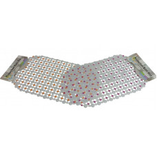 ALFOMBRA P/BAÑO TRANSP. ANTIDES.OVALADA37X67CM 291204