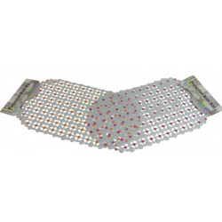 ALFOMBRA P/BAÑO TRANSP. ANTIDES.OVALADA37X67CM 291204