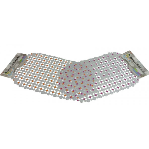 ALFOMBRA P/BAÑO TRANSP. ANTIDES.OVALADA37X67CM 291204