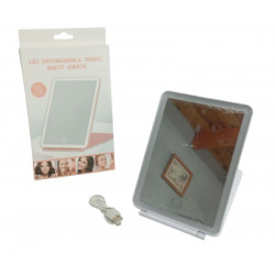 ESPEJO TOCADOR CON LUZ LED 15X20cm 412507