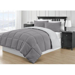 ACOLCHADO PLUMON TWIN GRIS 160X230 61013