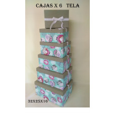 CAJAS X 6 DECO