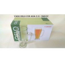 VASO OSLO C/ASA X 6 540CC.