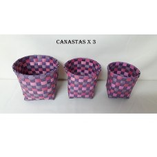 CANASTAS X 3