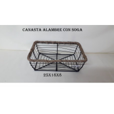 CANASTA RECTANGULAR  25X18X8   340