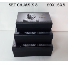 CAJAS DECO   X  3    090 X