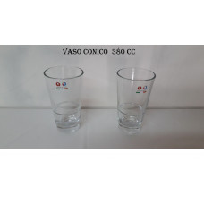 VASO CONICO   320 CCC. X 12     061