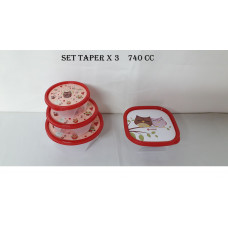 SET X3 REDONDO/CUADRADO 805