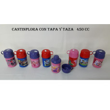 CANTIMPLORA C/TAPA TAZA PERSONAJES   050