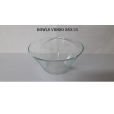 BOWL VIDRIO 13x27CM   325