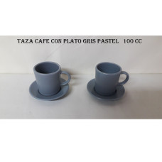 TAZA C/PLATO AZUL 100CC   9003