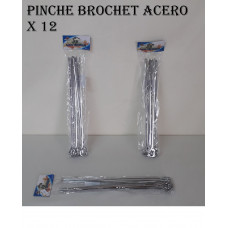 PINCHES ACERO x12 BROCHET   03105