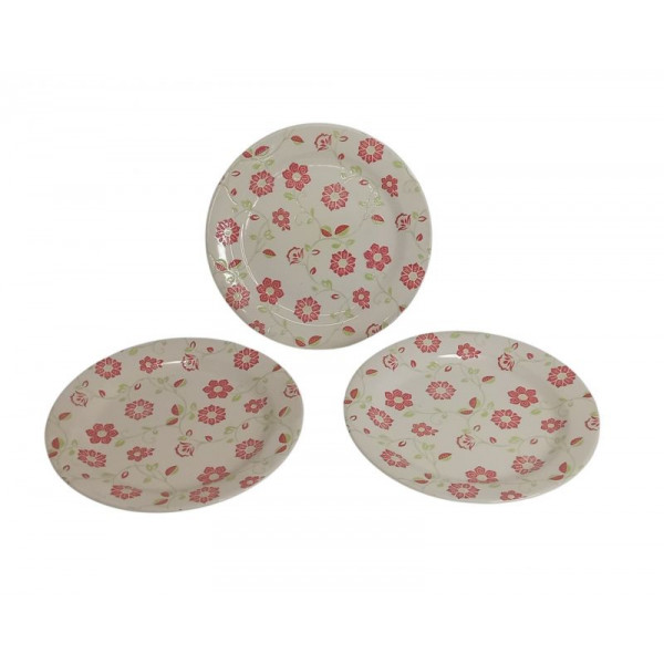 PLATO POSTRE DECO 19CM   3242/7