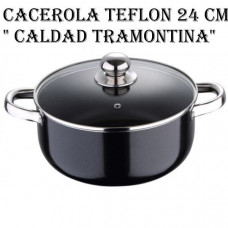 CACEROLA TEFLON 24x11   1526