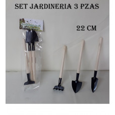 SET JARDINERIA M/MADERA x3   181