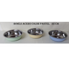 BOWL ACERO COLOR 22CM   915