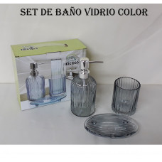 SET BA?O 3 PZAS VIDRIO   102