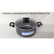 CACEROLA T/VIDRIO 24CM   544