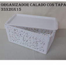 CANASTA CALADA RECTANGULAR 34x24x9   19942