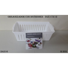 CANASTA C/DIVISIONES 34x17x12   19376