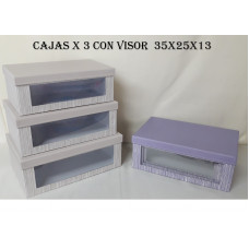 CAJA RECTANGULAR x3   4541