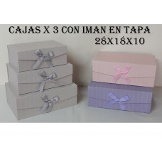 CAJA RECTANGULAR x3   4542