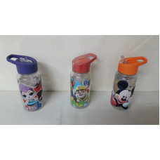BOTELLA 500CC STRAW TOP PERSONAJES