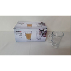 TAZA VIDRIO CASPIAN TOWER 200CC x6   91100