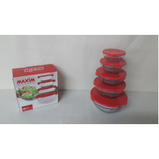 SET BOWL C/TAPA x5   25015