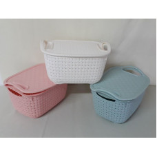 CANASTA CALADA C/TAPA 30x22x15CM   293222