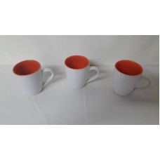TAZA CONO 250CC INTERIOR NARANJA   BLC254
