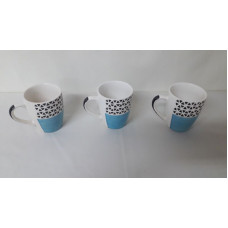 TAZA CONO 250CC LISA C/TRIANGULOS   BLC251