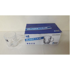 TAZA VIDRIO 220CC x6   22097