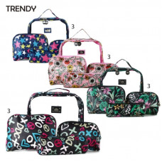 SET PORTA COSMETICOS 27x27CM   8194