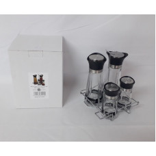 SET ESPECIERO VIDRIO 4PZAS
