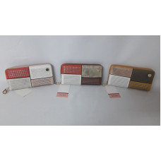 BILLETERA DAMA COMBINADO C/CHAPA 19x10CM   28563