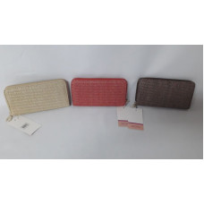 BILLETERA DAMA SIMIL RAFIA 19x9CM   28586
