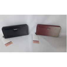 BILLETERA DAMA DEGRADE GLITTER C/CHAPA 19x10CM   28617