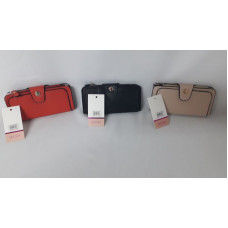 BILLETERA DAMA C/VOLANTE Y BROCHE 19x10CM   28532