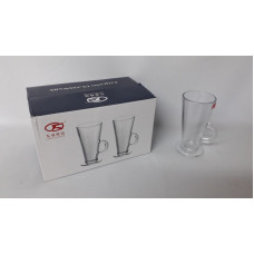 TAZA VIDRIO CONICO 300CC x6   06501