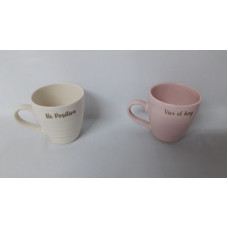 TAZA CERAMICA C/FRASE 250CC   MSU98259
