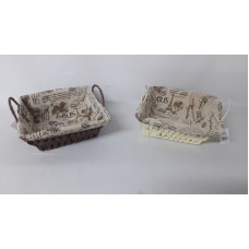 CANASTA MIMBRE FORRADA 20x20CM    CA4712