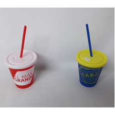 VASO C/SORBETE BOCA/RIVER 400CC   166301/02